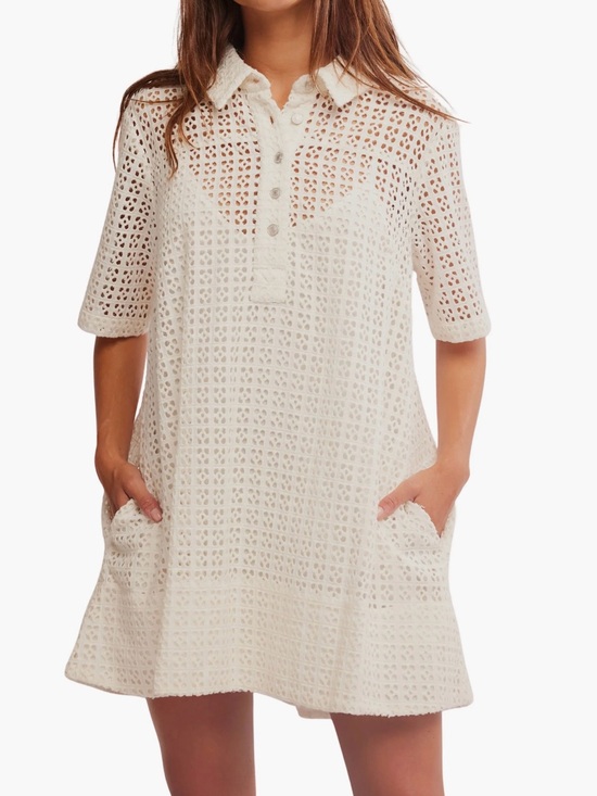 Free People Dresses & Skirts - Free people Remino Eyelet Mini dress